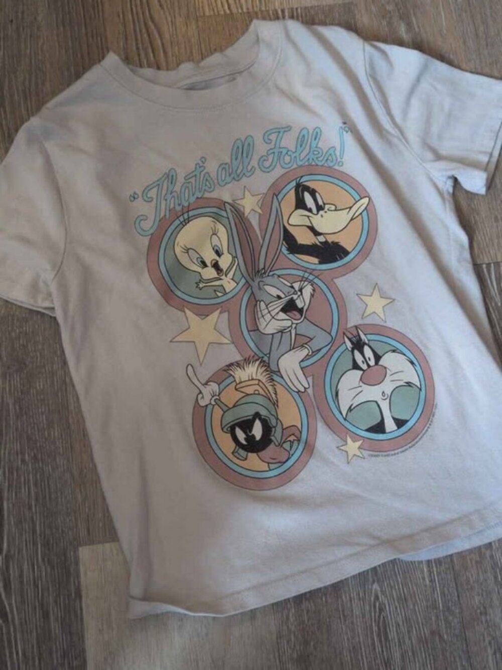 Abercrombie Kids Looney Tunes Graphic T-Shirt Size 7/8 girls